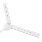Lumendat Modern Folding Dual Lamp Plug-In Station Table Lamp Lumendat