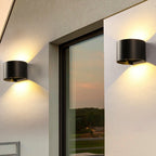 Simple Intelligent Cylindrical APP Dimming Waterproof LED Wall Sconce Lamp Lumendat