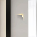 Modern Simplicity Square Flip Flop Recessed Plaster 1-Light Wall Sconce Lamp For Living Room