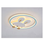 Lumendat Childlike Creative Cartoon Rabbit Design LED Flush Mount Light Lumendat