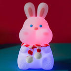 Lumendat Creative Cartoon Rabbit Silicone Pat USB LED Night Light Table Lamp Lumendat