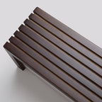 Modern Chinese Walnut Square Bar Vanity LED Wall Sconce Lamp