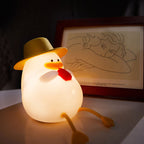 Creative Cartoon Silicone Duck Pat LED Night Light Table Lamp Lumendat
