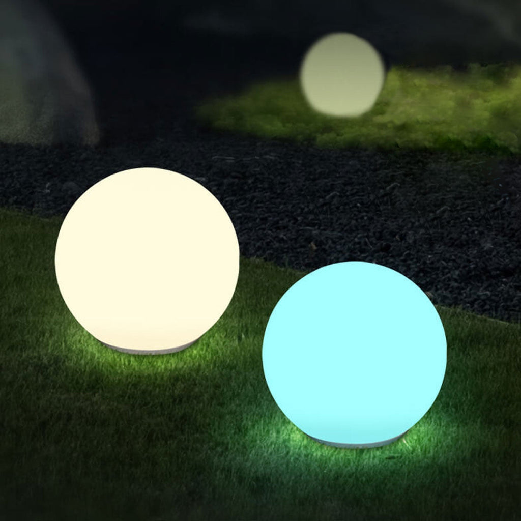 Solar Waterproof PE Spherical LED Outdoor Decorative Lawn Light Lumendat