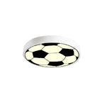 Cartoon Creative Round Football LED Kids Flush Mount Ceiling Light Lumendat