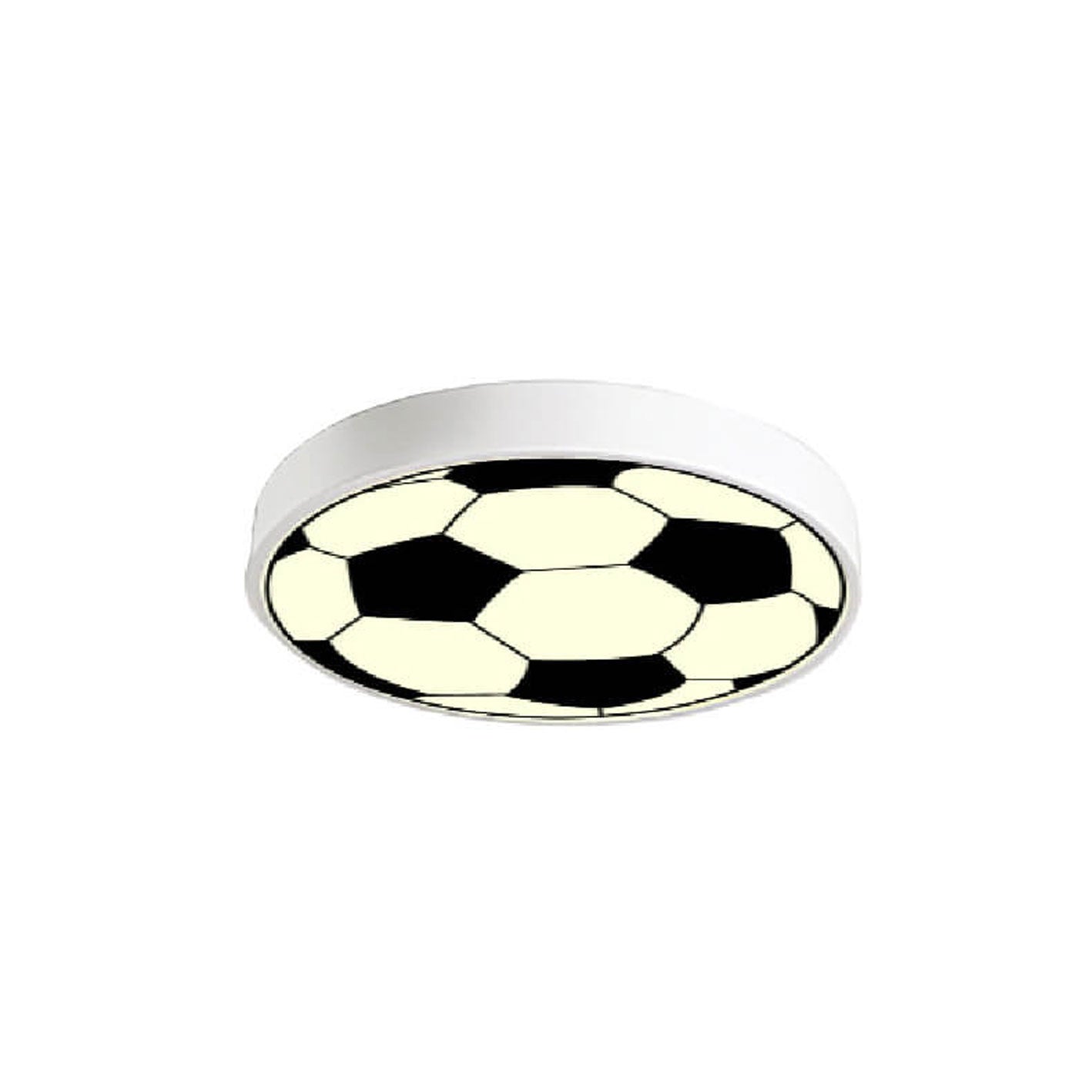 Cartoon Creative Round Football LED Kids Flush Mount Ceiling Light Lumendat