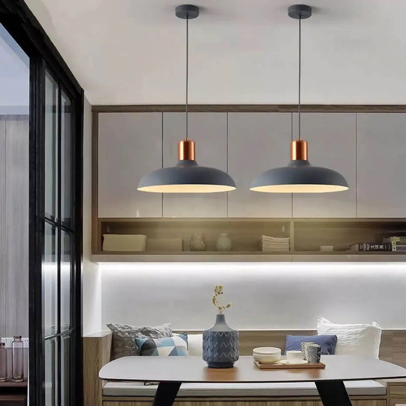 Nordic Creative Macaron Color 1-light Pendant Light BulbSquare