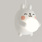 Lumendat Modern Art Deco Kids Iron Acrylic Rabbit LED Pendant Light For Bedroom Lumendat