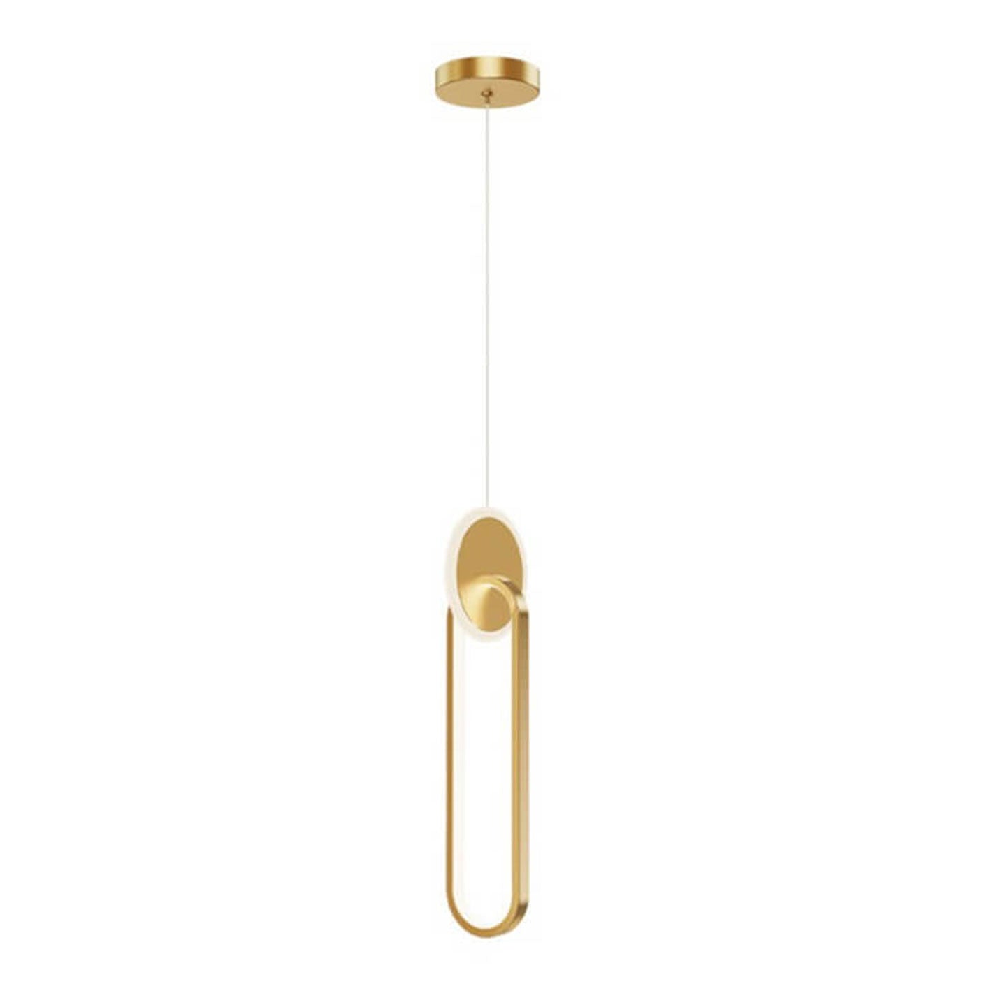 Modern Minimalist All-copper LED 1-Light Pendant Light