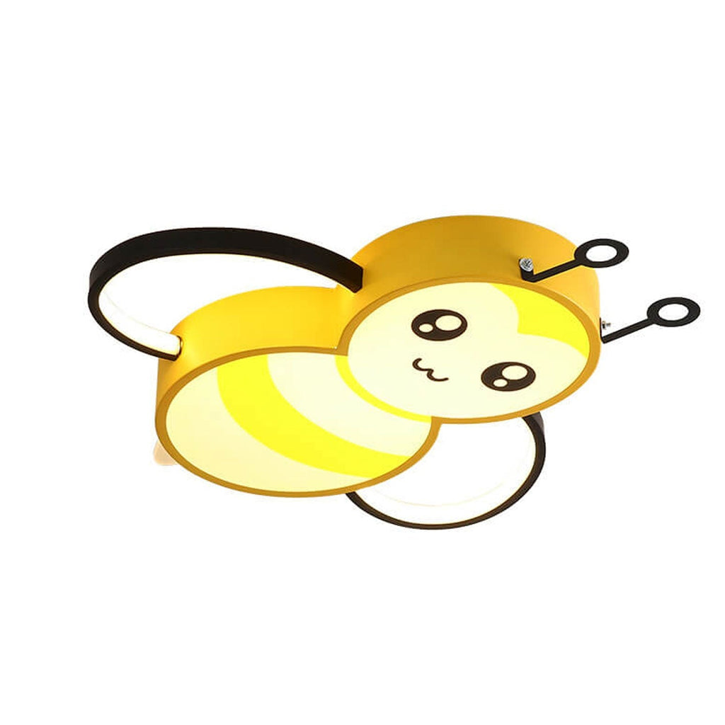Lumendat Nordic Childlike Cartoon Bee Design LED Flush Mount Light Lumendat