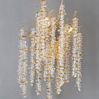 Modern Light Luxury Tree Branch Crystal 3-Light Wall Sconce Lamp Lumendat
