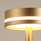 Modern Minimalist Cylindrical Metal Acrylic USB LED Table Lamp Lumendat