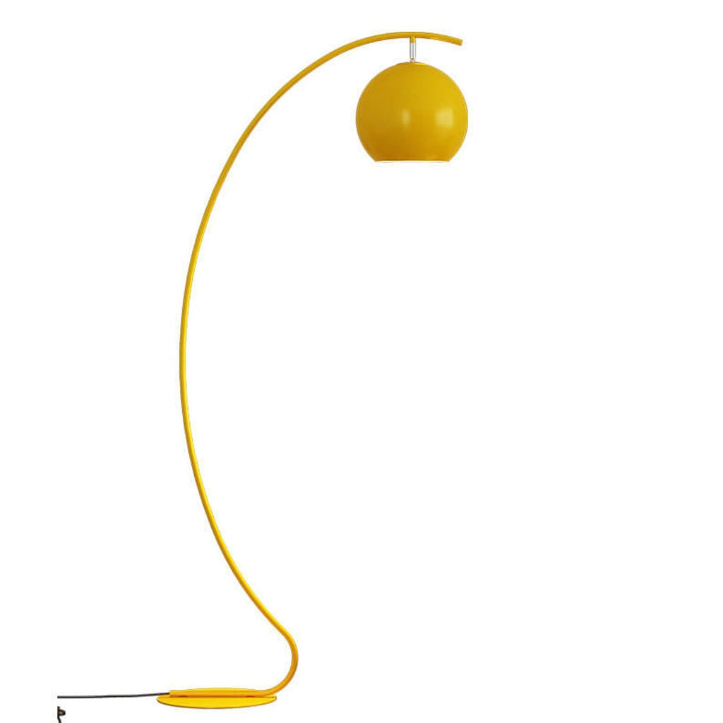 Nordic Minimalist Curved Line Dome 1-Light Standing Floor Lamp Lumendat