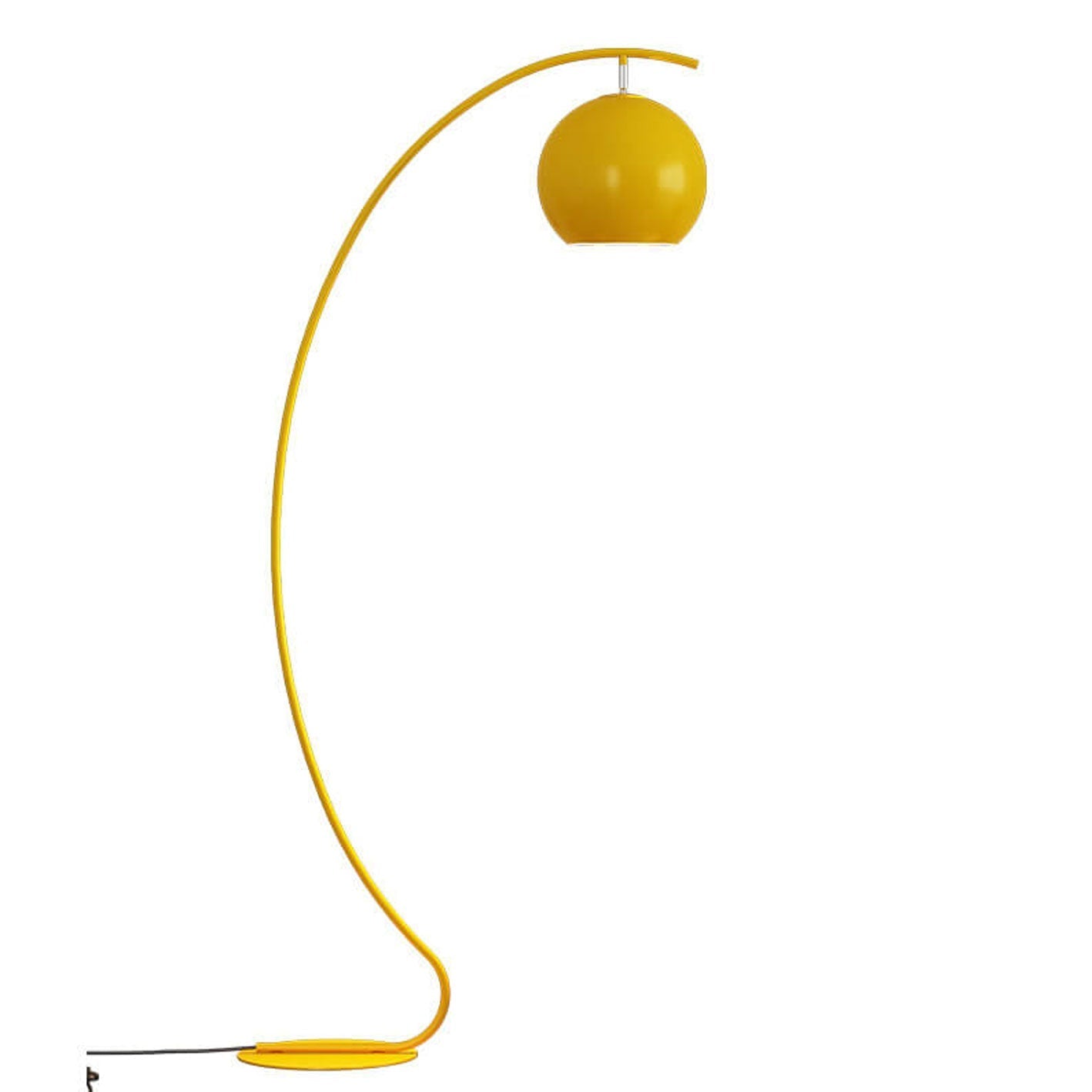 Nordic Minimalist Curved Line Dome 1-Light Standing Floor Lamp Lumendat