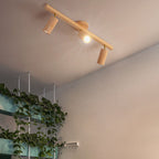 Simple Log Spotlight Track LED Semi-Flush Mount Ceiling Light Lumendat