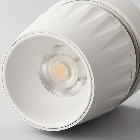 Modern Minimalist Aluminum Adjustable Angle LED Spotlight Semi-Flush Mount Ceiling Lumendat