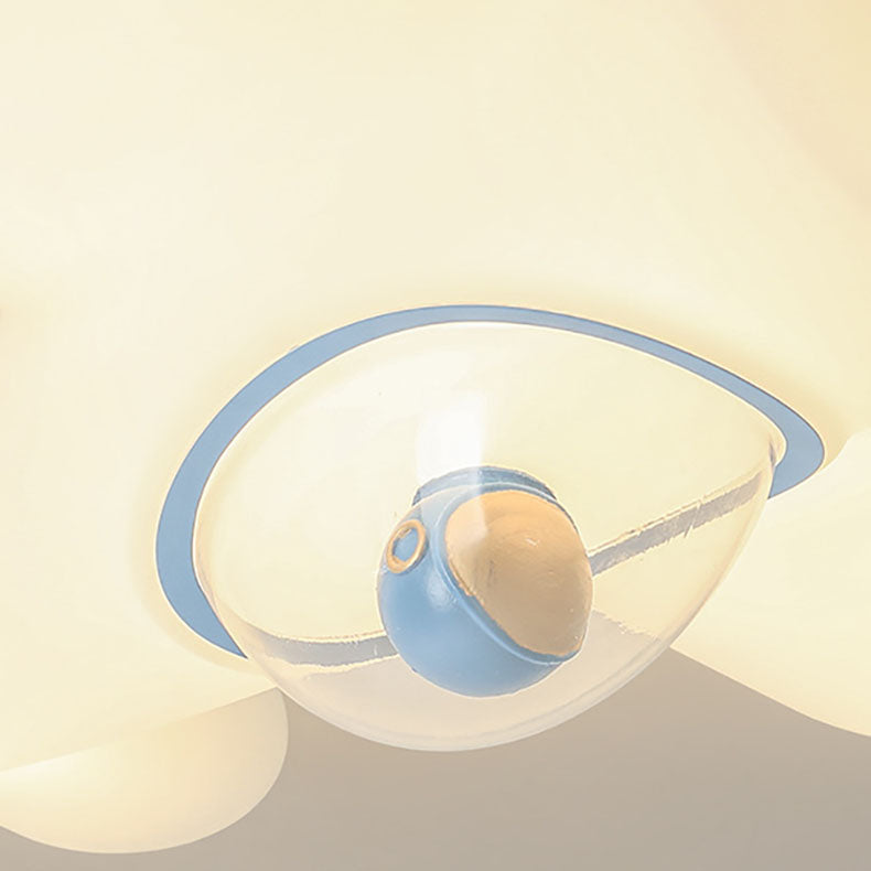 Lumendat Modern Simplicity Kids Plane Iron PE LED Flush Mount Ceiling Light For Bedroom Lumendat