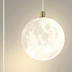 Lumendat Contemporary Creative Cartoon Acrylic Aircraft Moon Shade LED Kids Chandelier For Bedroom Lumendat