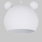 Lumendat Cartoon Bear Head 1-Light Dome Pendant Light Lumendat