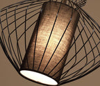 Industrial Retro Metal Birdcage 1-light Lantern Pendant Light BulbSquare