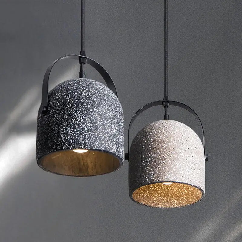Nordic Creative Cement Cylinder 1-light Pendant Light Lumendat