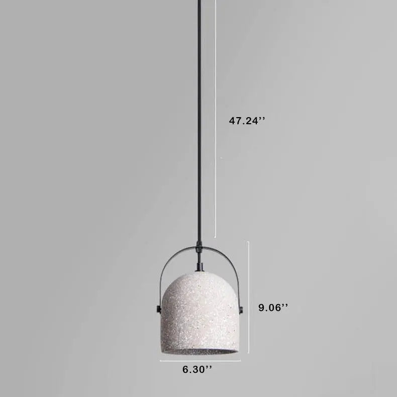 Nordic Creative Cement Cylinder 1-light Pendant Light Lumendat