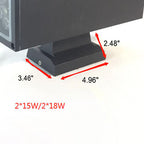 Modern Minimalist Square Column LED Luminous Outdoor Waterproof Wall Sconce Lamp Lumendat