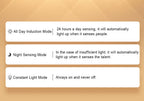 Ultra-thin Smart LED Human Sensor Charging Hill Ripple Light Strip Lumendat