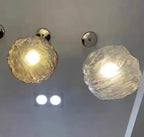 Modern Shaped Glass 1-light Cloud Suspension Pendant Light Lumendat
