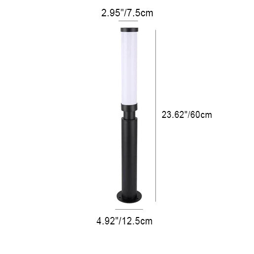Modern Acrylic Waterproof Creative Lipstick Design LED Outdoor Lawn Floor Lamp Lumendat