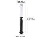 Modern Acrylic Waterproof Creative Lipstick Design LED Outdoor Lawn Floor Lamp Lumendat