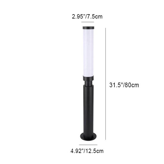 Modern Acrylic Waterproof Creative Lipstick Design LED Outdoor Lawn Floor Lamp Lumendat