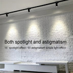 Modern Minimalist Adjustable Dimmable Focus Dimming Spotlight Tubular Track Lighting 3/4/5 Light LED Flush Mount for Living Room BulbSquare
