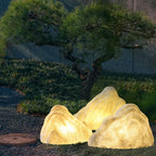 Modern Stone Rockery Outdoor Waterproof LED Garden Landscape Light Lumendat
