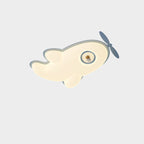 Lumendat Contemporary Nordic Kids Iron PE Plane LED Flush Mount Ceiling Light For Bedroom Lumendat