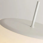 Modern Minimalist Oval Iron Pe LED Pendant Light for Living Room BulbSquare