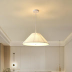 Contemporary Scandinavian Round Iron Acrylic Fabric 4/5 Light Pendant Light for Living Room BulbSquare