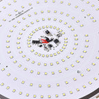 Modern Round Solar LED Remote Control Outdoor Indoor Flush Mount Lighting Lumendat