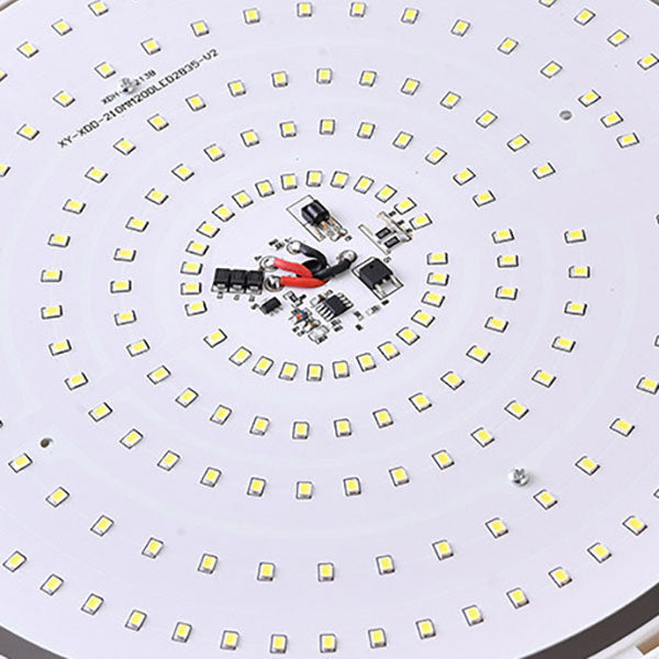 Modern Round Solar LED Remote Control Outdoor Indoor Flush Mount Lighting Lumendat