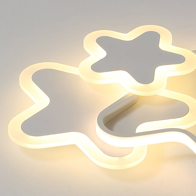 Lumendat Nordic Cartoon Star Shape LED Flush Mount Ceiling Light Lumendat