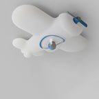 Lumendat Modern Simplicity Kids Plane Iron PE LED Flush Mount Ceiling Light For Bedroom Lumendat