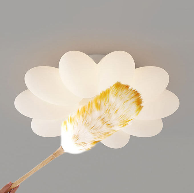 Lumendat Modern Minimalist PVC Floral Shape LED Kids Flush Mount Ceiling Light Lumendat