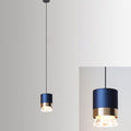 Nordic Light Luxury Cylindrical Aluminum Acrylic LED Pendant Light BulbSquare