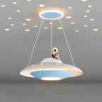 Modern Creative Flying Saucer Space Astronaut Children LED Chandelier Lumendat
