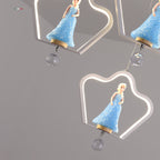 Contemporary Creative Cartoon Princess Elsa Acrylic Round Shade LED Flush Mount Ceiling Light For Bedroom