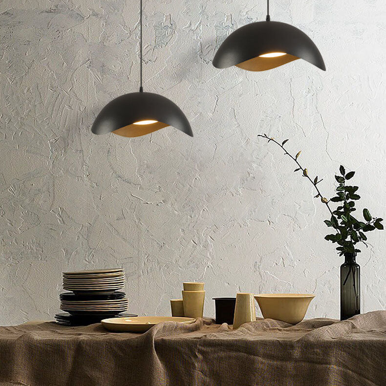 Nordic Minimalist Dome Wave Design LED Pendant Light BulbSquare