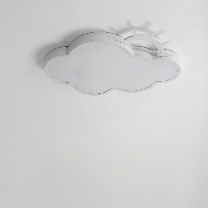 Lumendat Nordic Minimalist Cloudy Sun LED Kids Flush Mount Ceiling Light Lumendat