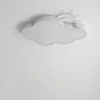 Lumendat Nordic Minimalist Cloudy Sun LED Kids Flush Mount Ceiling Light Lumendat