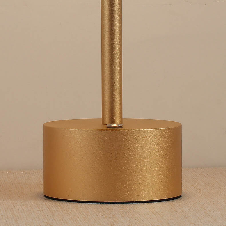 Modern Minimalist Cylindrical Metal Acrylic USB LED Table Lamp Lumendat