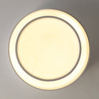 Modern Minimalist Overlapping Round LED Flush Mount Ceiling Light BulbSquare